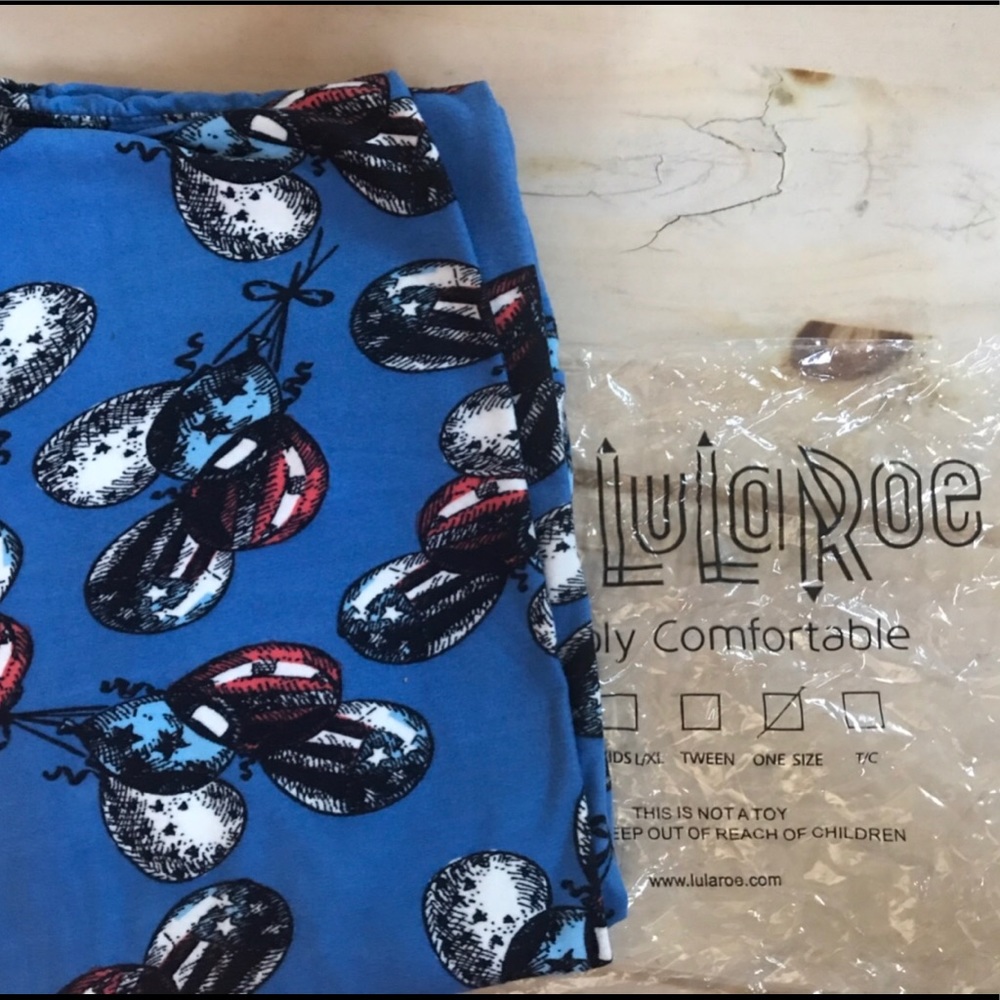 LuLaRoe Leggings-Balloon print- Size OS-(one size)